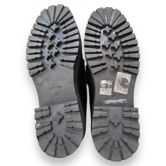 Anthropologie & Other Stories Chunky Platform Leather Loafer Black Size 8 - Picture 3 of 5